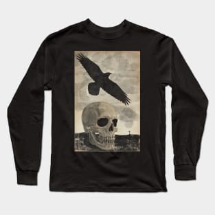 Skull and Raven Long Sleeve T-Shirt